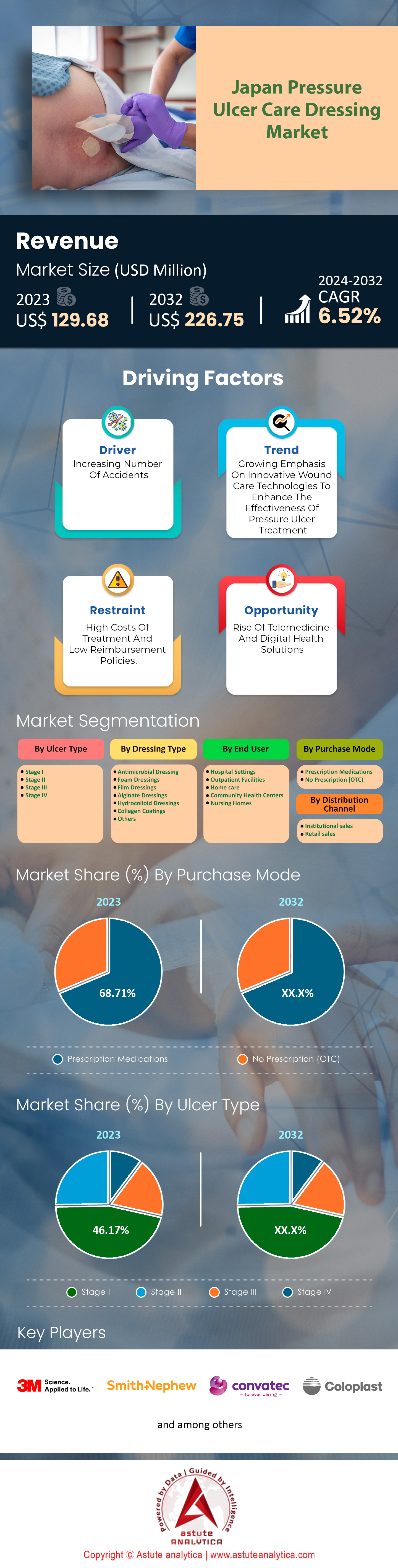 日本压疮护理敷料市场